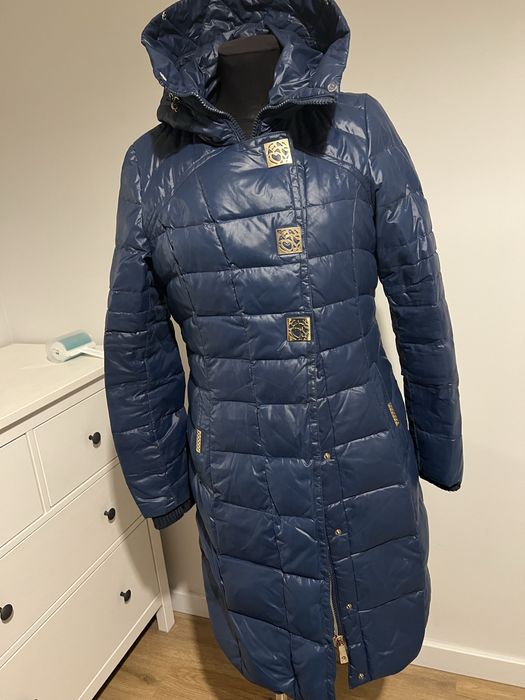 Пальто жіноче, синього кольору. Зима.