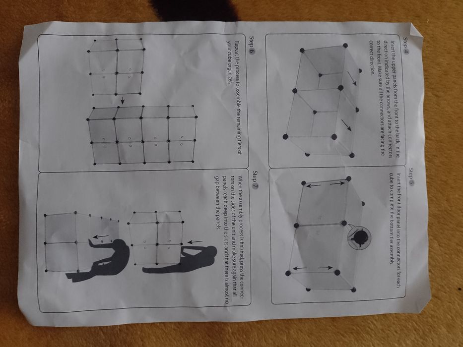 Regał składany nowy szafka półka komoda
