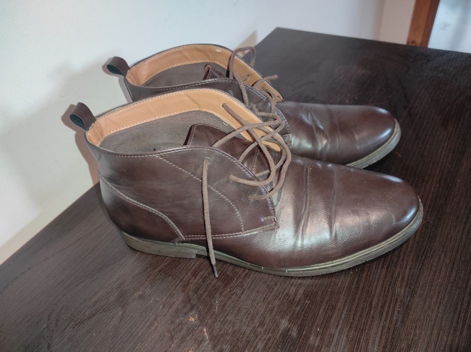 Buty męskie skórzane 43