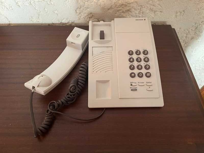 Telefone fixo de teclas