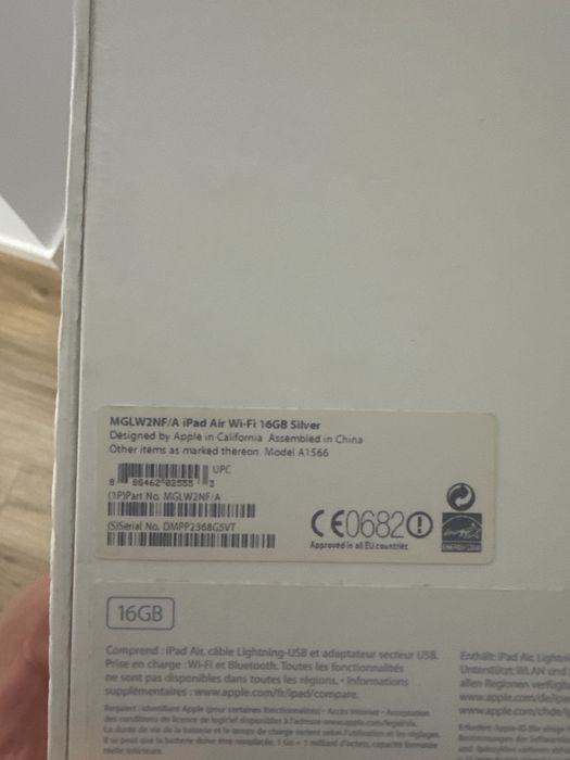 Ipad Air 2 - 16GB - Silver