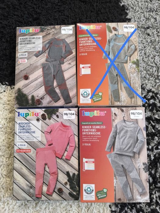 Термобілизна дитяча Crivit, Lupilu
