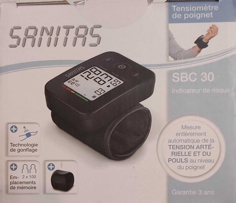 2-в-1,Sanitas SBC 30 tonometr, не для школярів