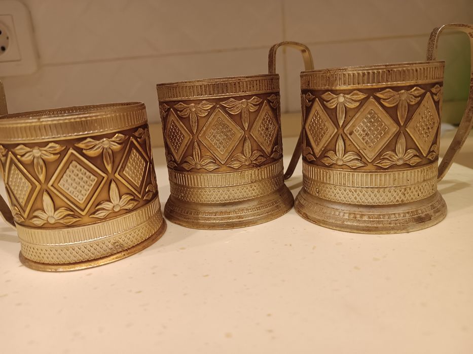 Подстаканник алюминиевый СССР