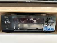Amplituner Denon Bluetooth HDMI 2.2 wzmacniacz 130 watt + głosniki