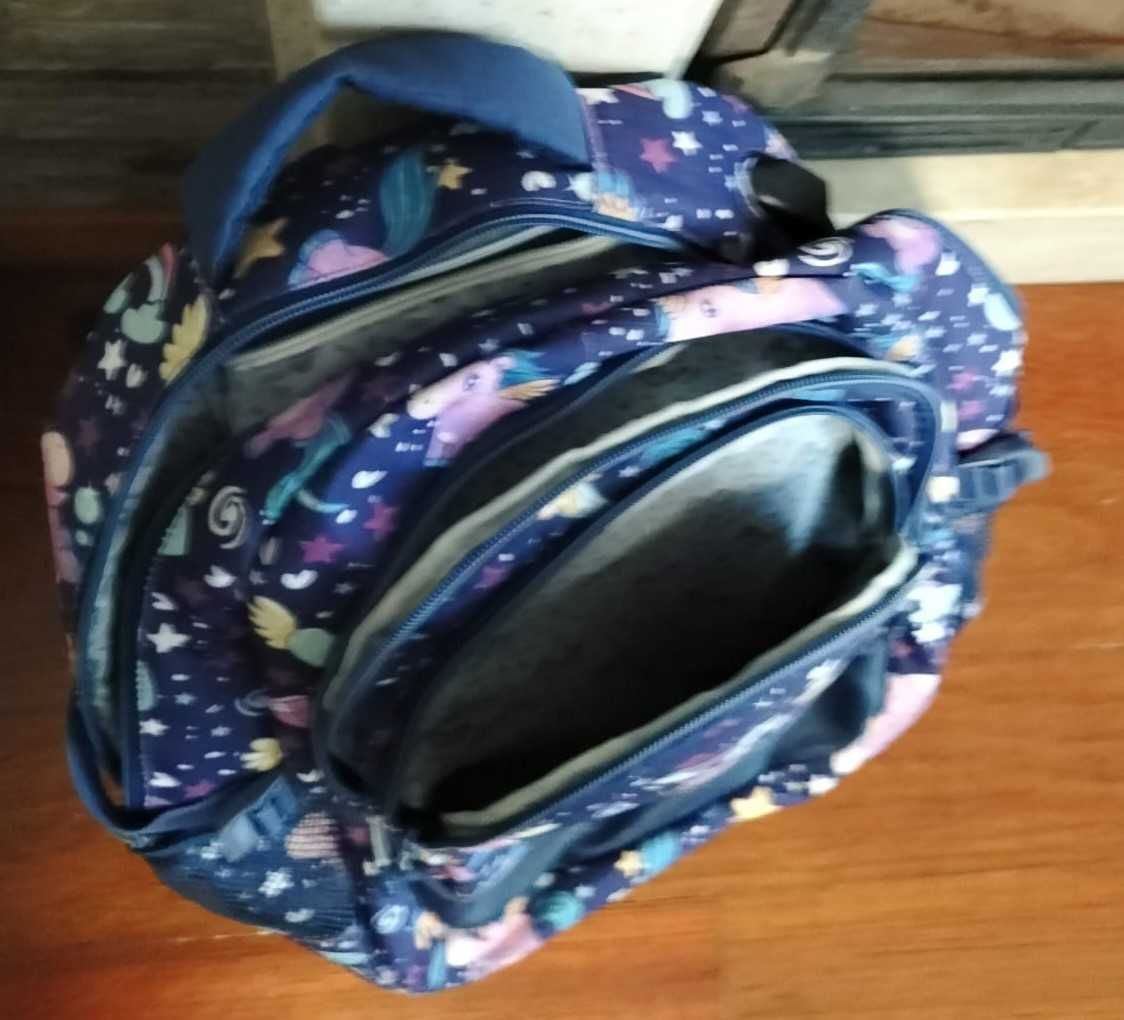 Mochila escolar Unicórnios