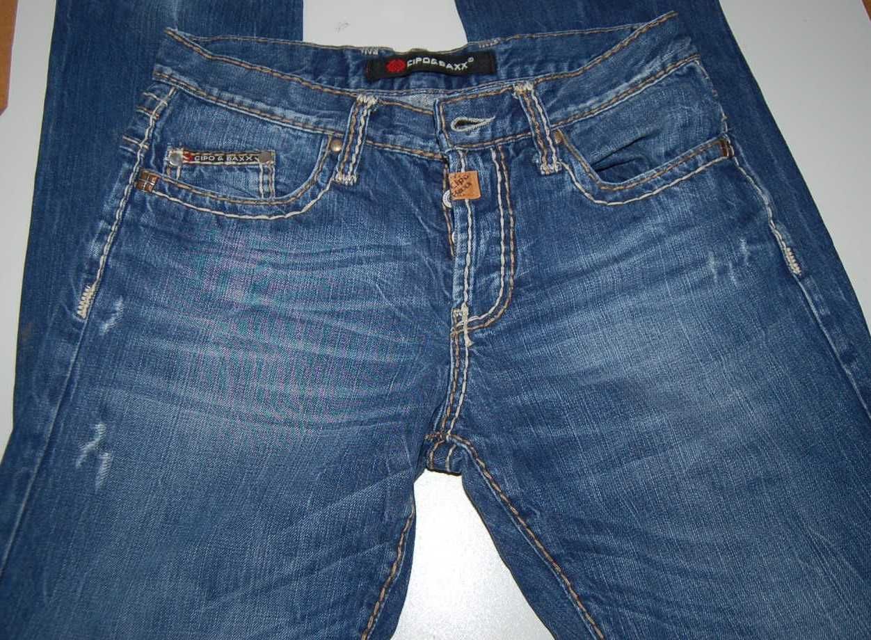CIPO BAXX W30 L34 pas 82 jeansy męskie proste