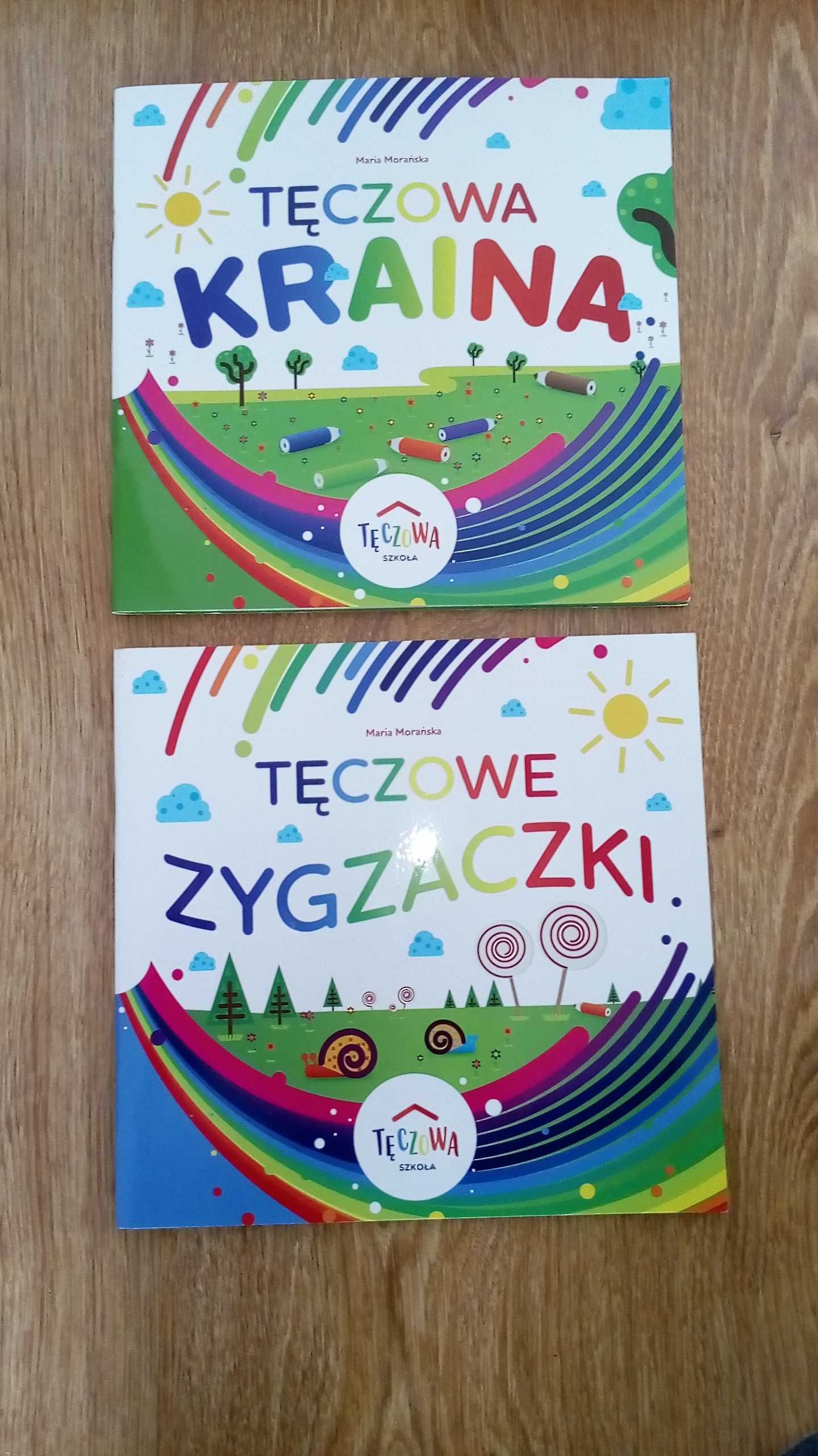 Książki Tęczowa kraina - szlaczki zygzaczki