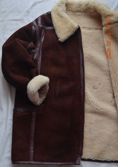 Kożuch męski skórzany / pilotka