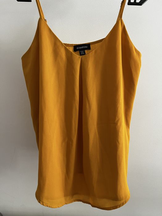 Blusa alças amarela