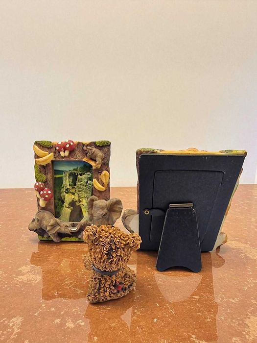 Zestaw dekoracyjny – ramki safari + miś