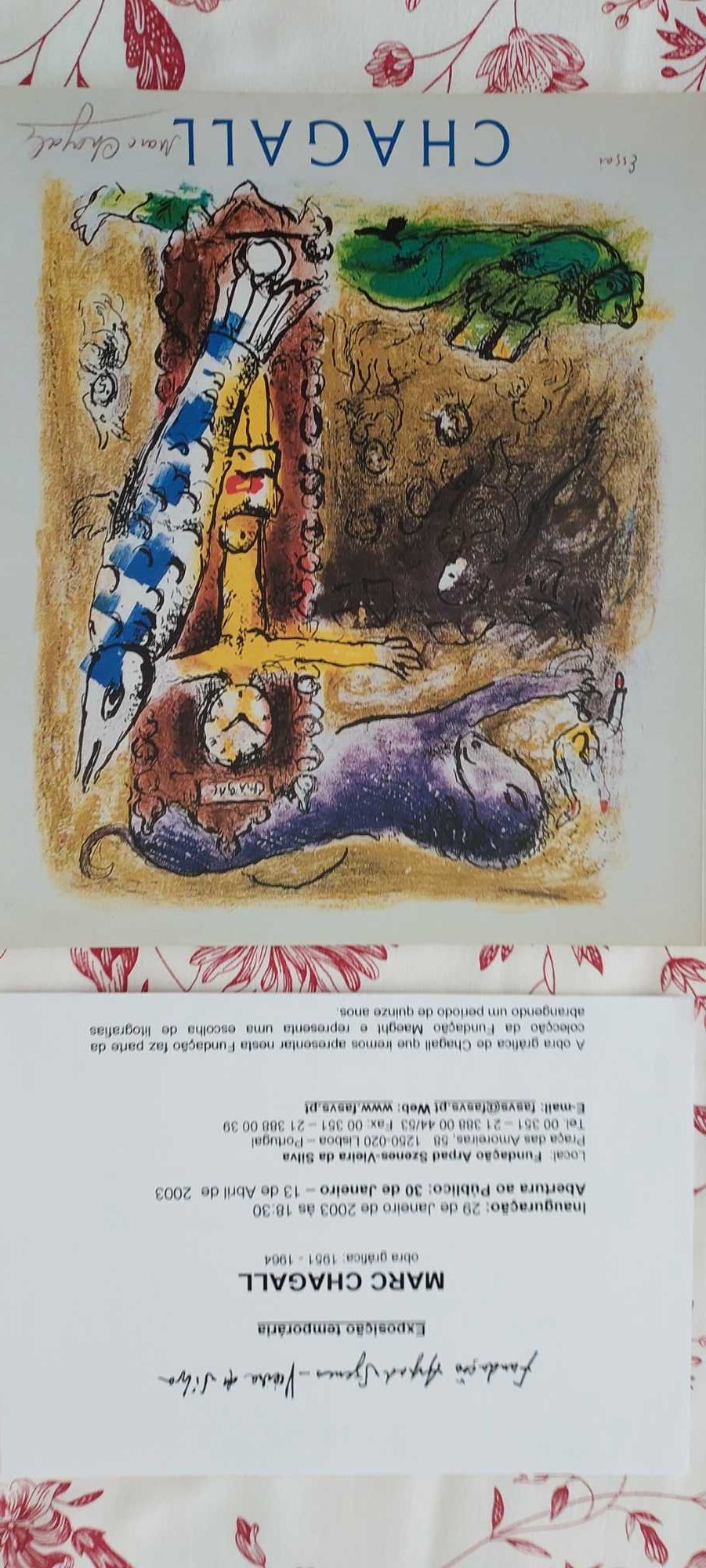 Marc Chagall catálogo exposição Fundação Vieira da Silva