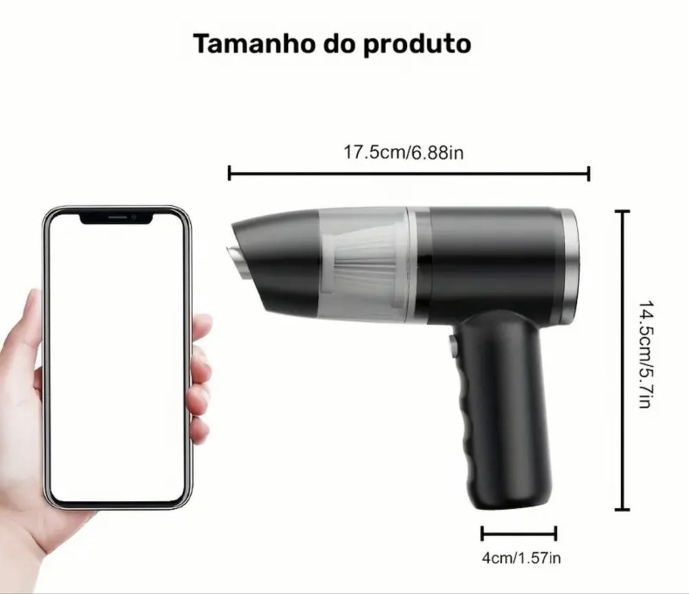 Mini aspirador para automovel