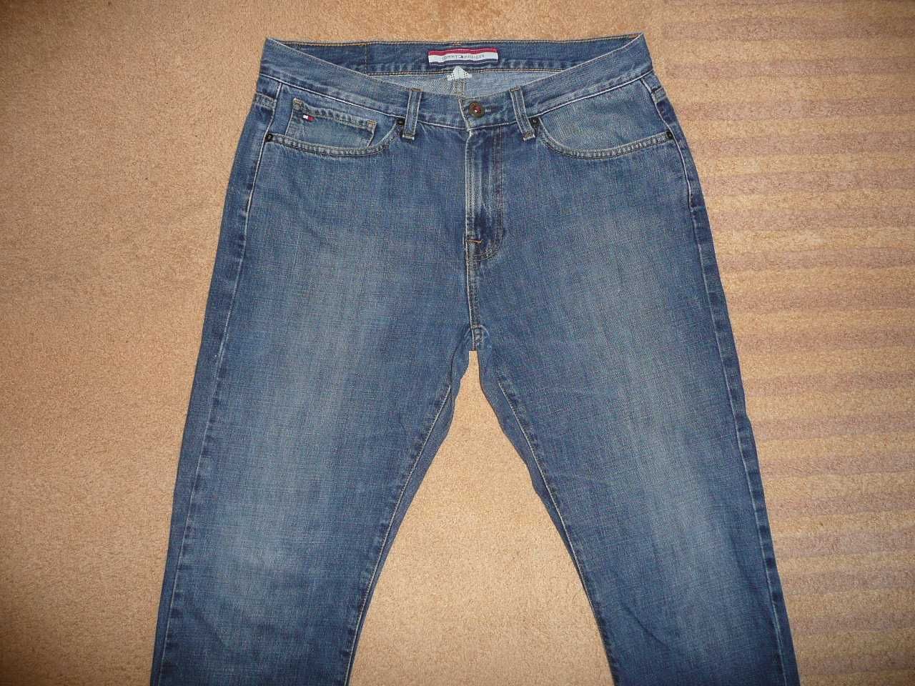 Spodnie dżinsy TOMMY HILFIGER W32/L30=43/104cm jeansy