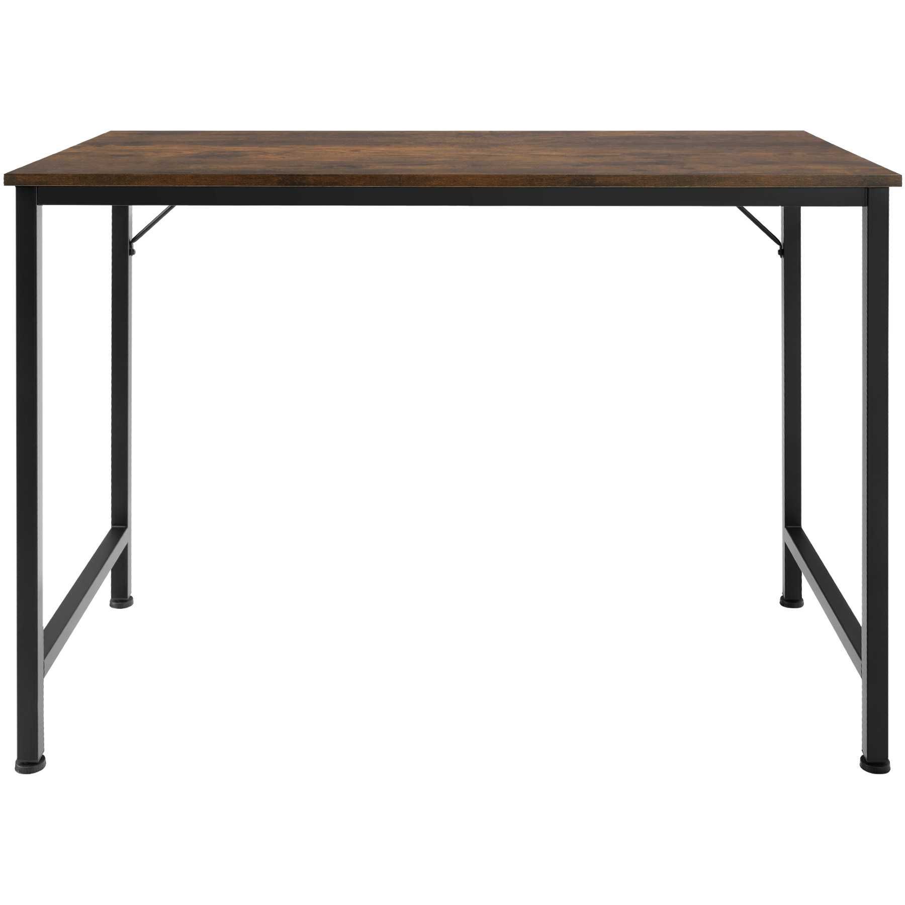 Biurko Jenkins industrialny ciemny 100 cm OUTLET