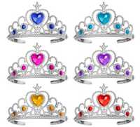 6 sztuk Kids Tiara Crown akcesoria dziewczyny korona