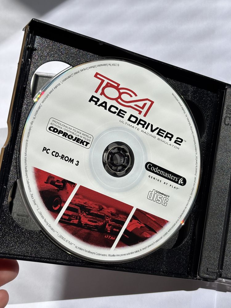 TOCA Race Driver 2 – symulator wyścigów, PC CD, PL wersja, 2004