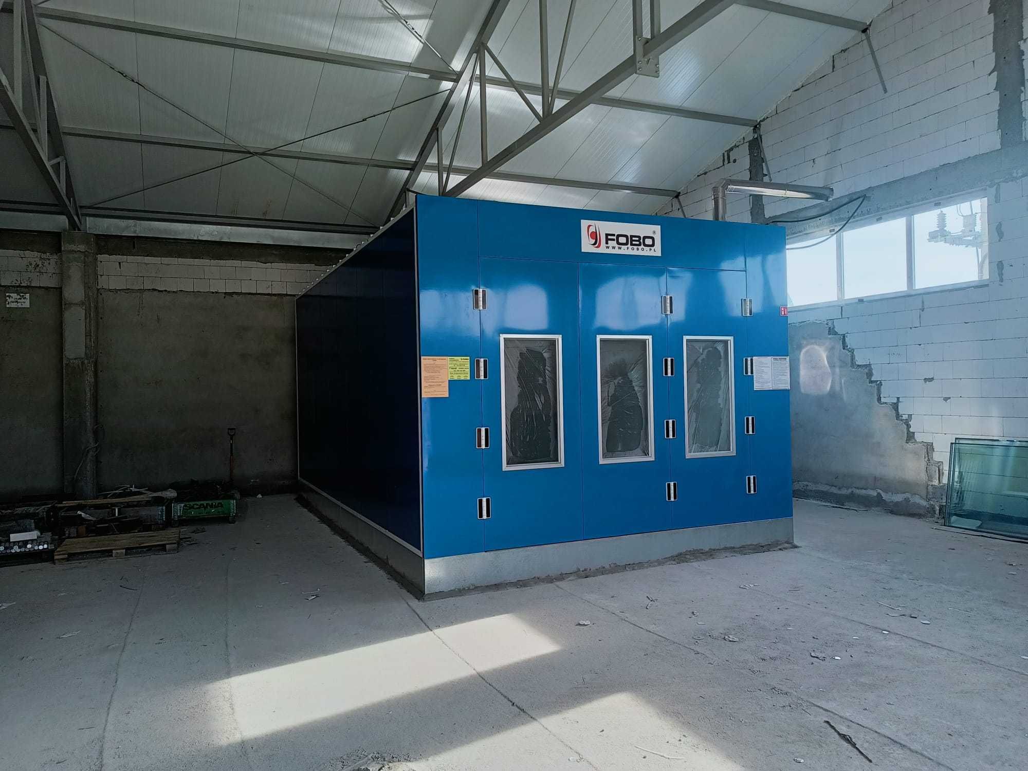 Kabina lakiernicza 4x7m FOBO komora malarska lakiernia malarnia kabiny