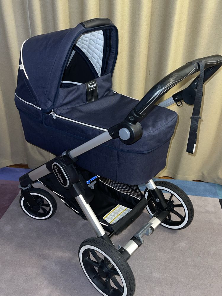 Emmaljunga NXT90 FLAT (Lounge Navy) - 2в1,