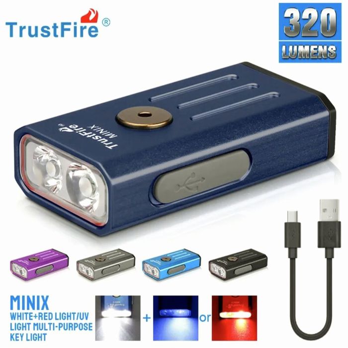 TrustFire Minix EDC червоне світло