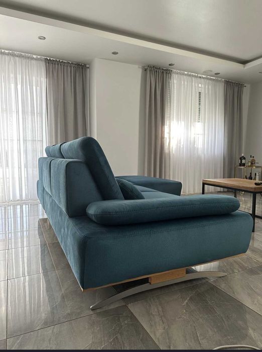 Narożnik Pedro Niebieski  od firmy  Beatris , nowoczesny design Poznań