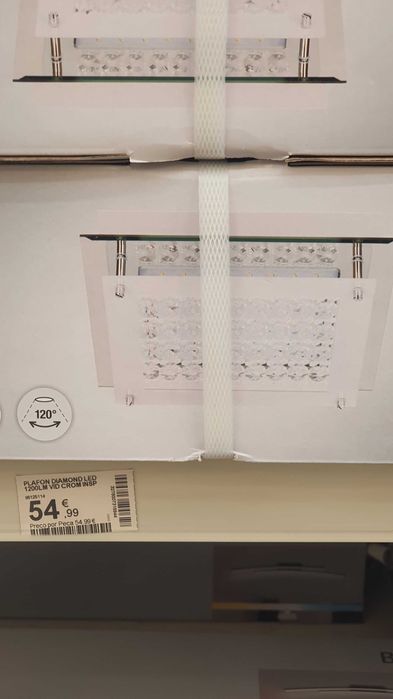 Candeeiros Led luz fria e quente