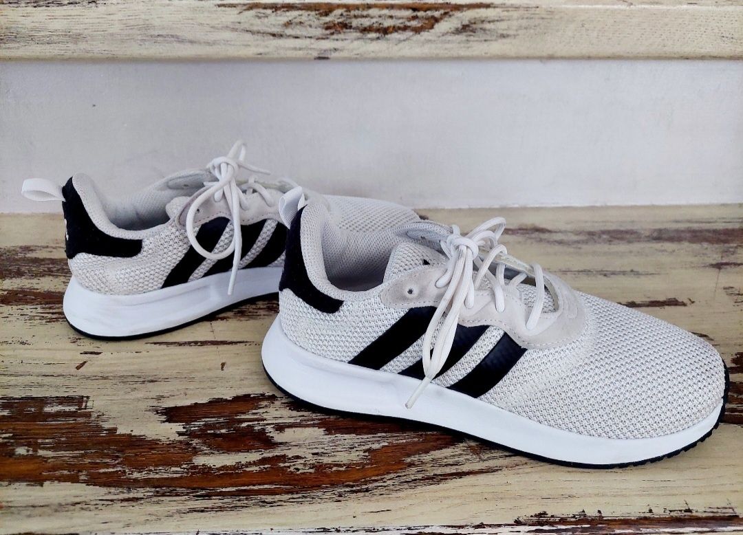 Adidas Originals ef6092, biało czarne lekkie sneakersy, adidasy r. 35