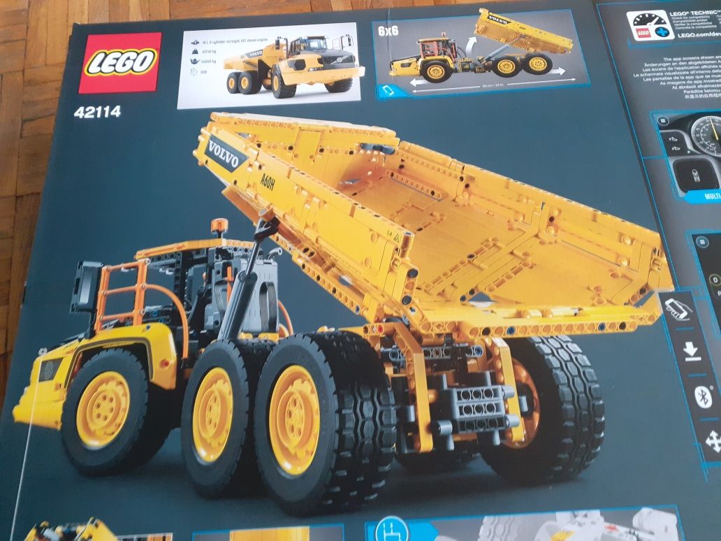 LEGO Technic 42114 6x6 Nowe Volvo Wozidło Klocki Łódź