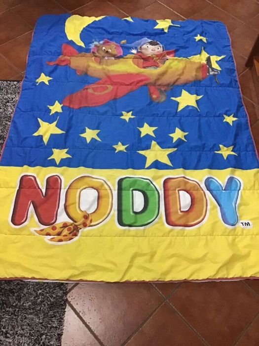 2 EDREDONS Edredões coberta cobertor NODDY para cama solteiro criança