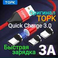 Оригинал Торк магнитный кабель быстрая зарядка АМ60 микро-юсб андроид