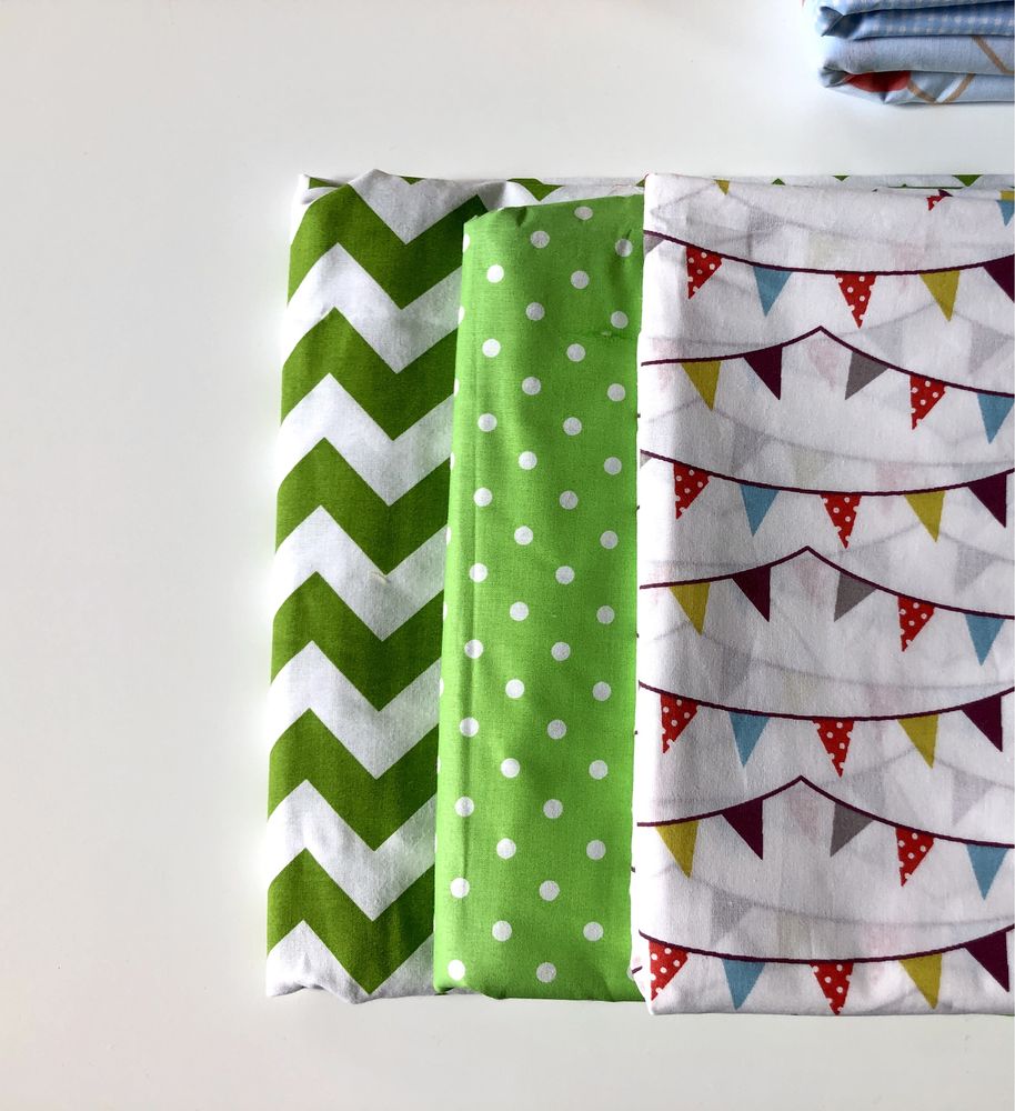 Tkanina 1,5m bawełna 100% materiał do szycia zygzak chevron duży