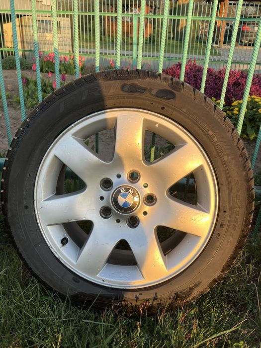 Alufelgi z oponami zimowymi do BMW e46, 16 cali