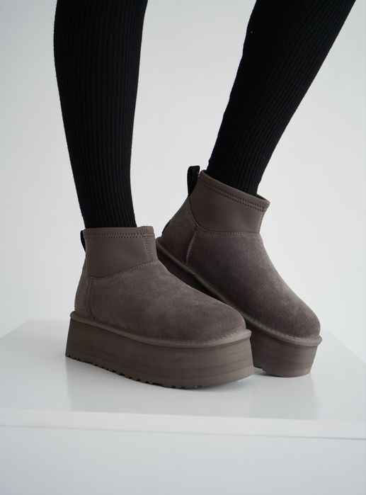Ugg Dipper Mini Platform Chelsea Уггі Платформі Діппер Замшеві Овчина