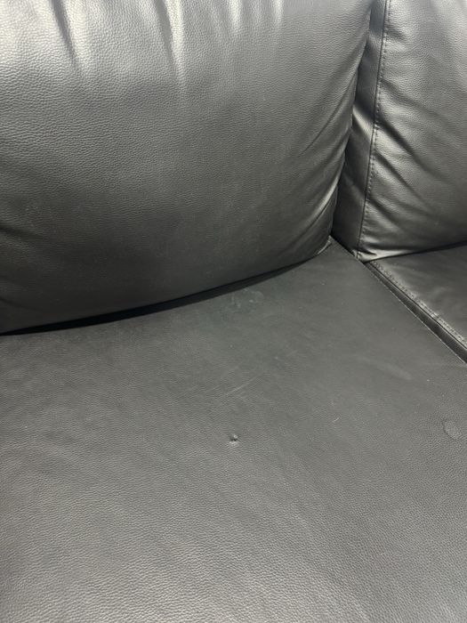 Sofá chaise longue preto