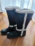 Botas cano alto menina número 36
