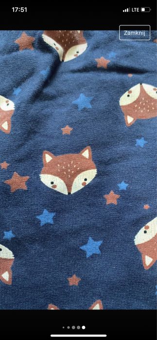 Komplet ogrodniczki i body r 68