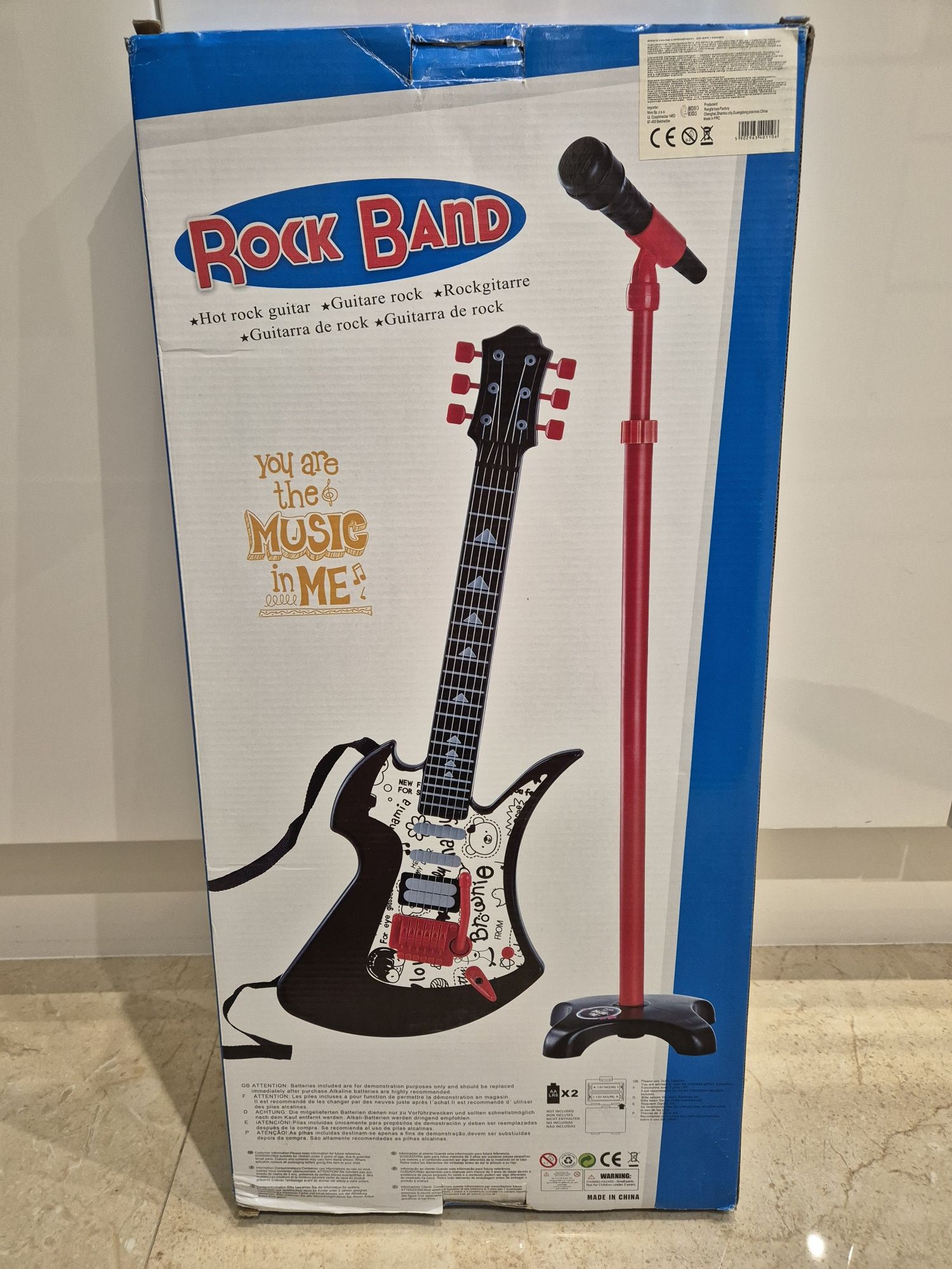 Gitara Elektryczna rockowa dla dzieci