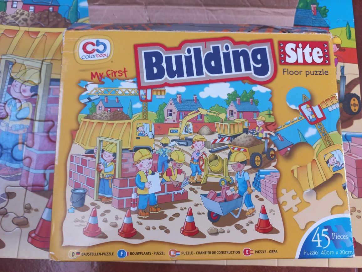 Puzzle My first Building Colorbaby 45 peças