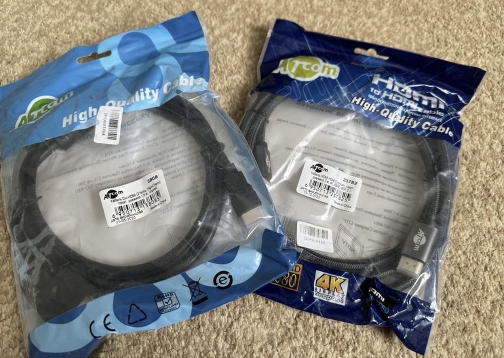 Кабель шнур HDMI-hdmi, DVI-hdmi