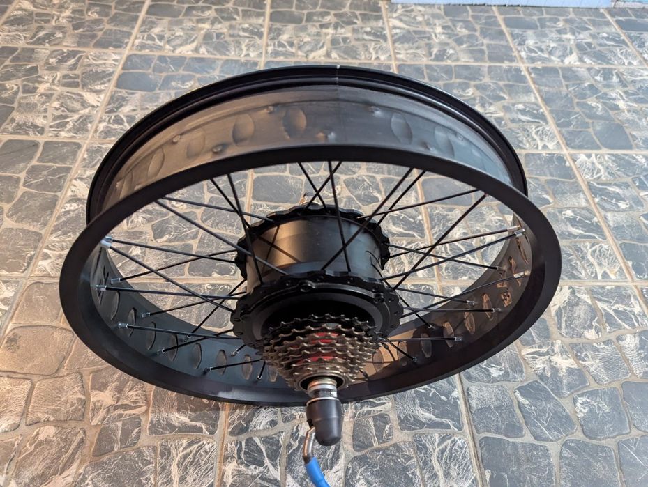 Мотор колесо 20x4.0 фетбайк 48v 750w + контролерта бмс в подарунок