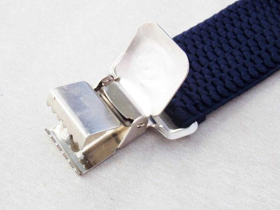 Мужские широкие подтяжки синие Paolo Udini (Польша) / підтяжки сині