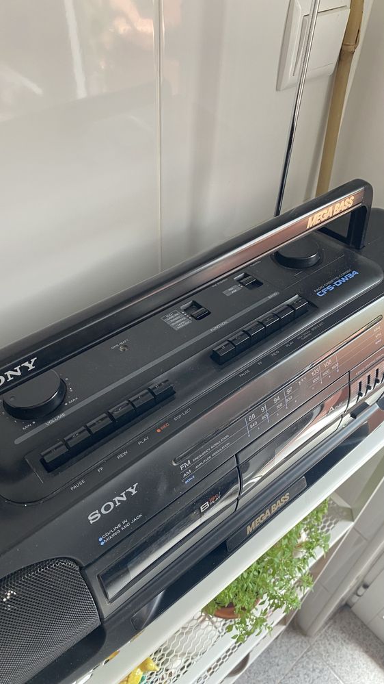 Rádio cassetes Sony CFS-DW34