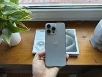  Apple iPhone 15 Pro Max 256GB Natural Titanium / Bateria 96% / ideał