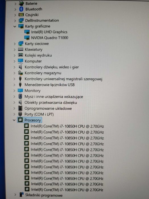 15"6 FHD Laptop Dell Precision 5550 i7 / 32GB / 512GB/ NVidia /Gwar/FV