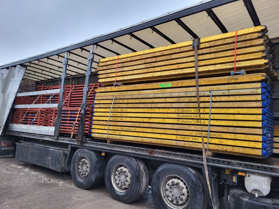 Dźwigary używane doki h20 szalunkowe Stemple budowlane Płyta Czarna