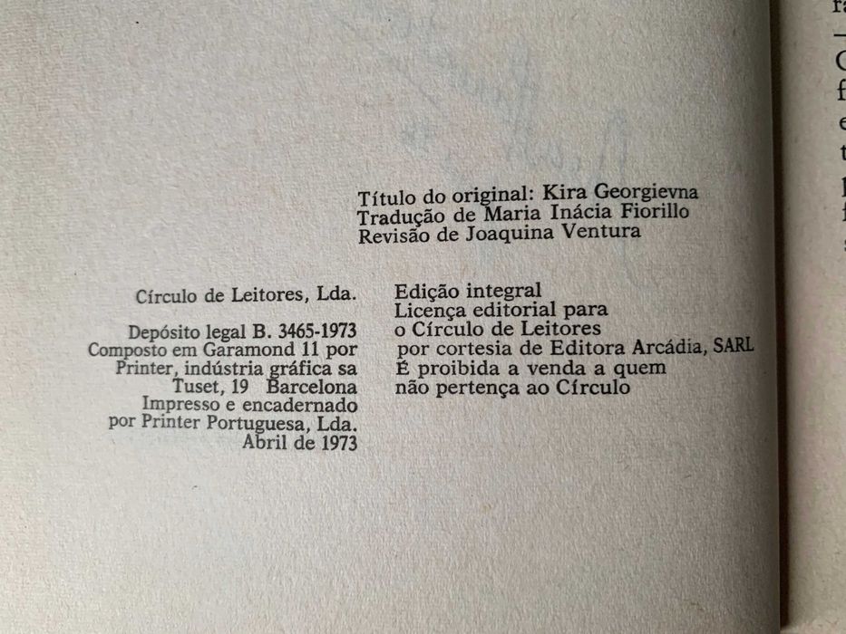 Kira Georgievna, de Victor Nekrassov