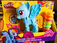 Nowy zestaw Ciastolina My Little Pony 6 kol - zabawki