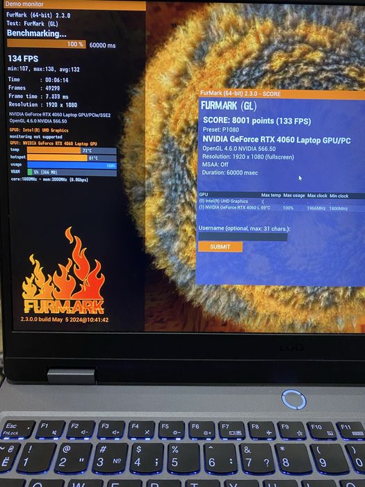 Ігровий Lenovo LOQ RTX 4060/ i5-12/ 144Hz/ RAM 16/ SSD 512 стан нового