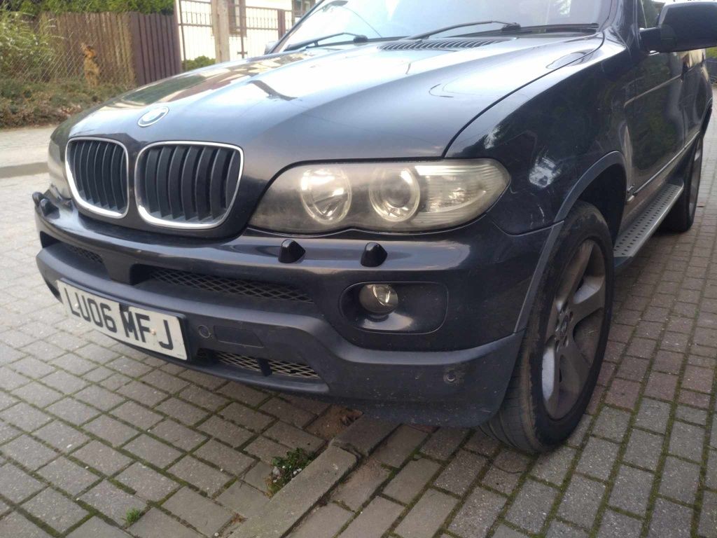 Kompletny zderzak przód przedni BMW X5 E53 lift Black sapphire 475