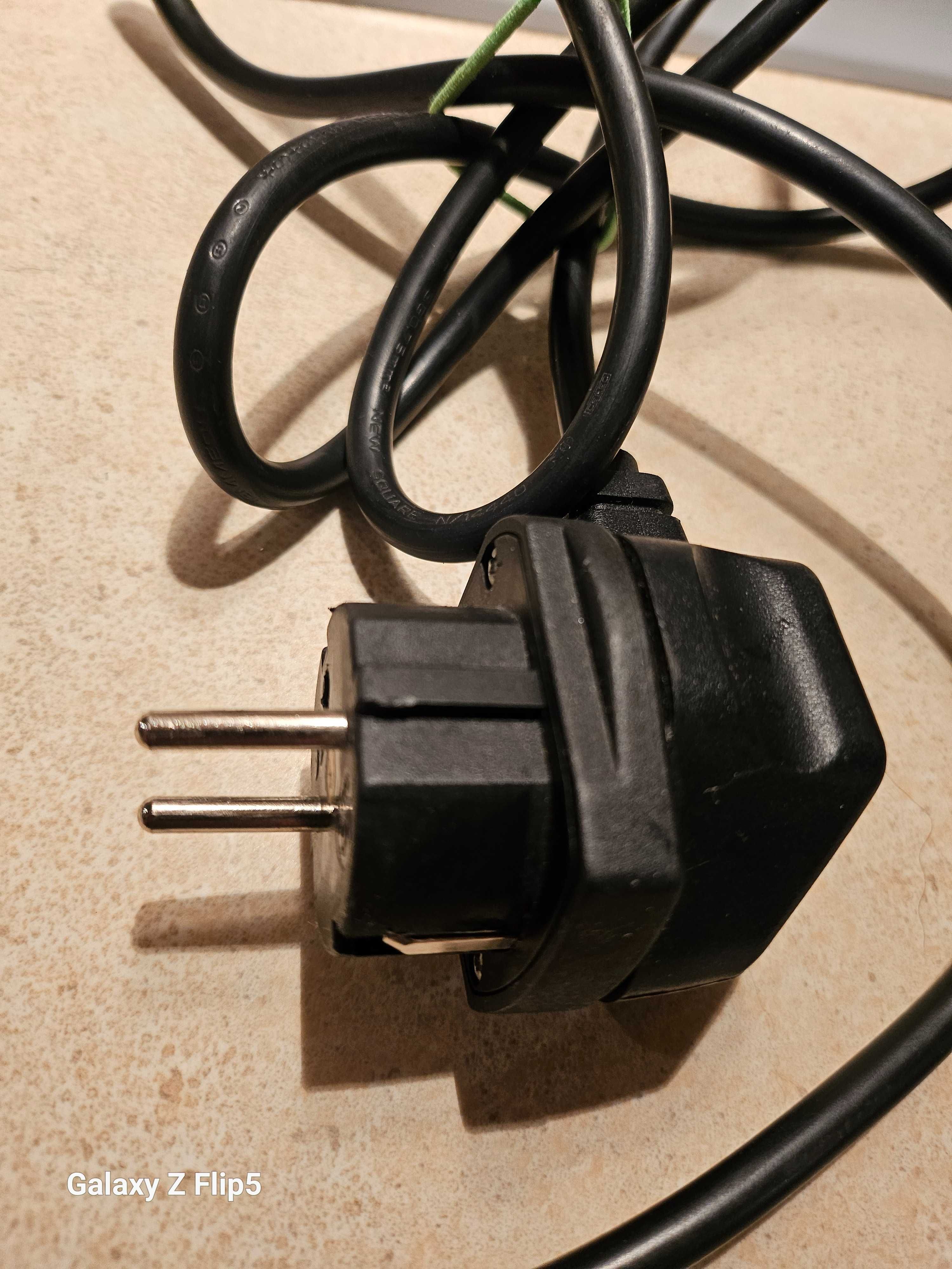 Kabel zasilający do komputera monitora itd profesjonal 10A 250V